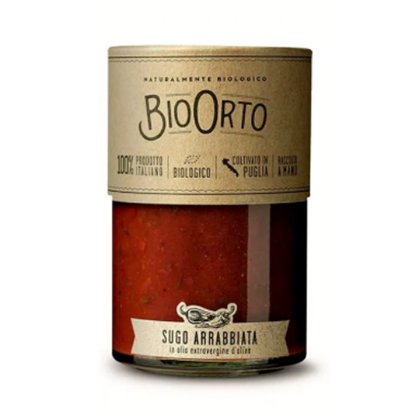 X - Bio Orto - Sauce arrabiatta - 370 cl | Livraison de boissons Gaston